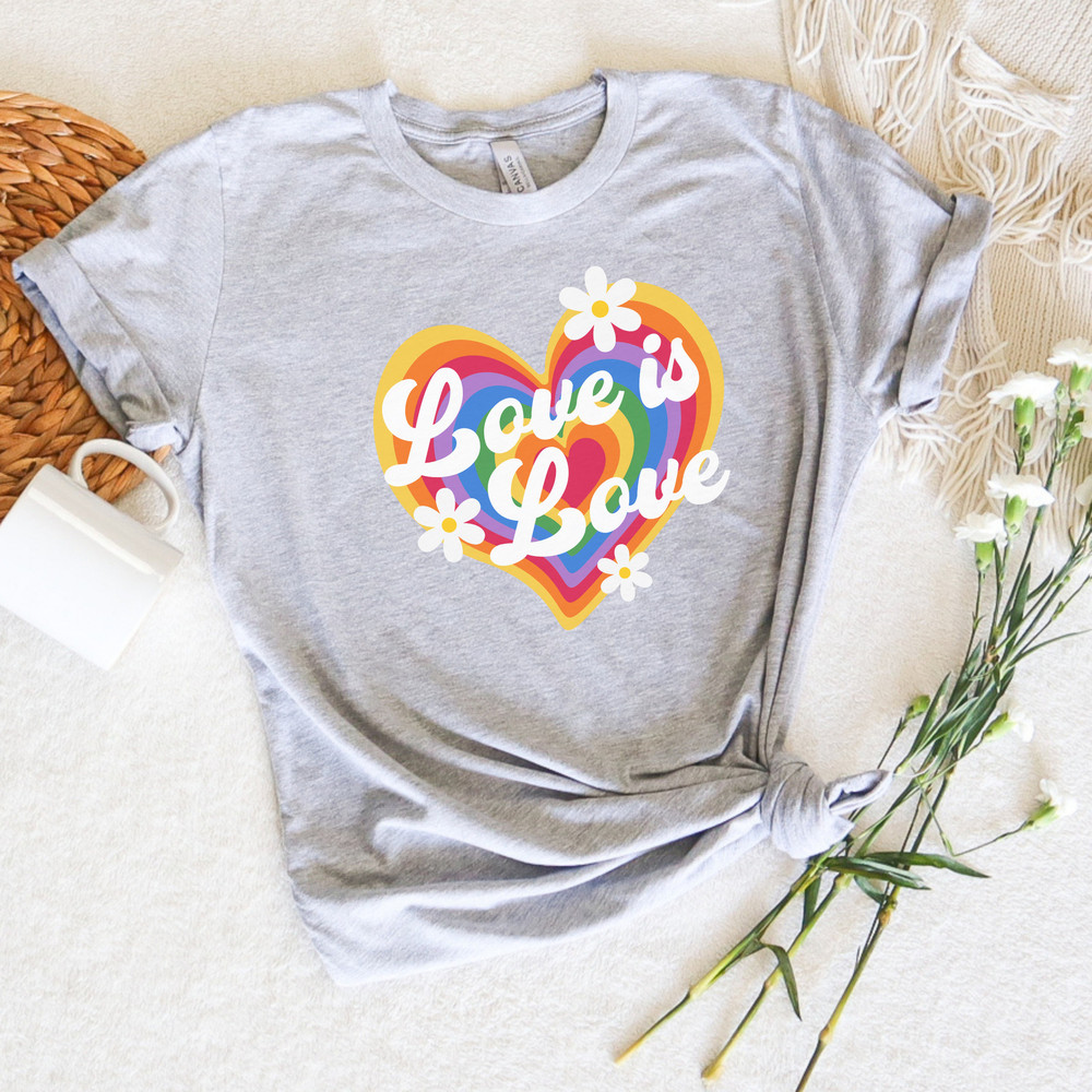 Vintage style pride shirt, Gay Rainbow Shirt, LGBT Shirt, Lesbian Shirt, Gay Pride Shirt, gay valentines shirt, ally shirt, Valentines shirt - 4.jpg