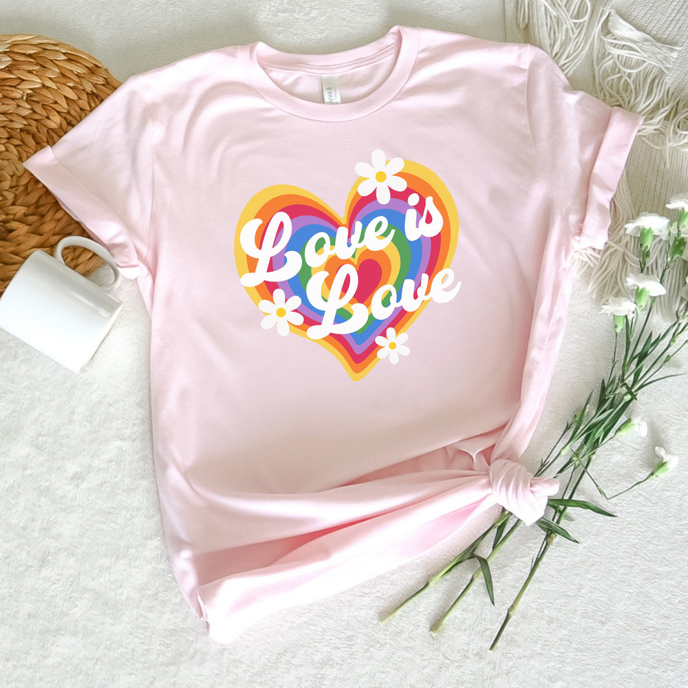 Vintage style pride shirt, Gay Rainbow Shirt, LGBT Shirt, Lesbian Shirt, Gay Pride Shirt, gay valentines shirt, ally shirt, Valentines shirt - 5.jpg
