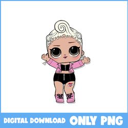 pink baby lol doll png, pink baby png, queen png, lol doll png, lol surprise png, lol surprise doll png, png file