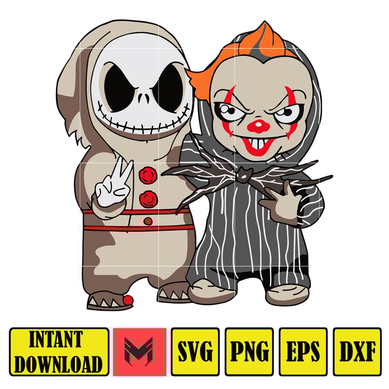 Halloween Svg, Horror Svg, Horror Characters Svg File for Cricut Digital Instant Download (6).jpg