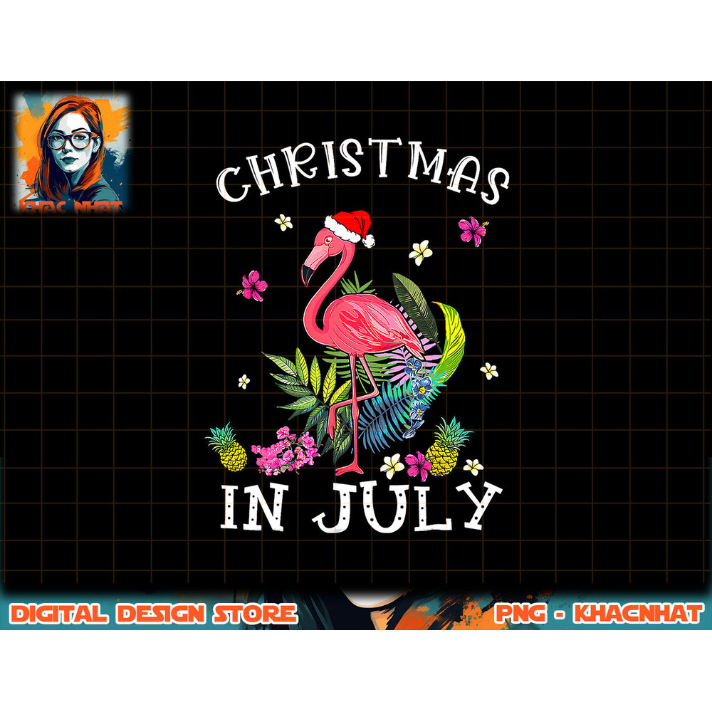 Christmas In July S For Women Pink Flamingo png, sublimation copy.jpg