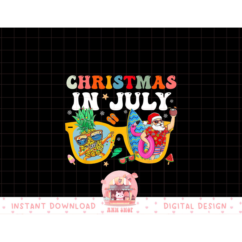 Christmas In July Santa Sunglasses Summer Beach Funny Xmas png, sublimation copy.jpg