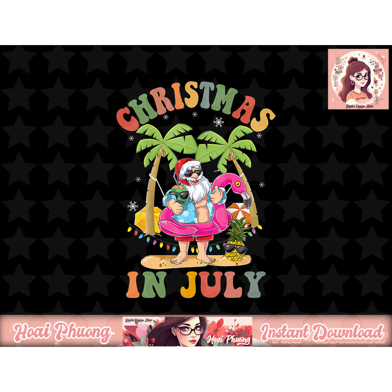 Christmas In July Shirt Funny Santa Summer Beach Vacation png, sublimation copy.jpg
