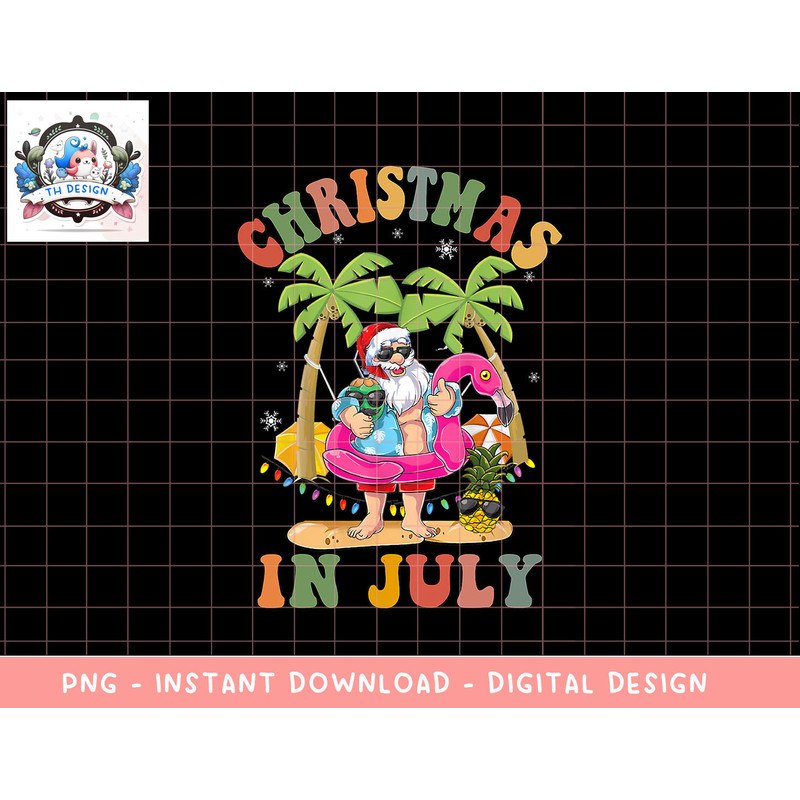 Christmas In July Shirt Funny Santa Summer Beach Vacation png, sublimation copy.jpg