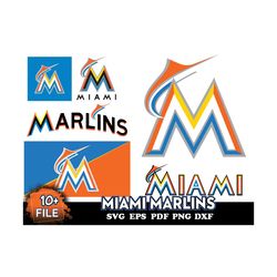 10 file miami marlins svg bundle