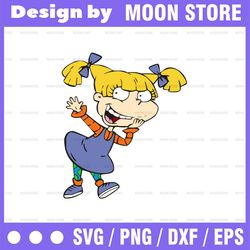 Angelica Pickles Rugrats SVG ,PNG, dxf, Cricut, Silhouette Cut File, Instant Download