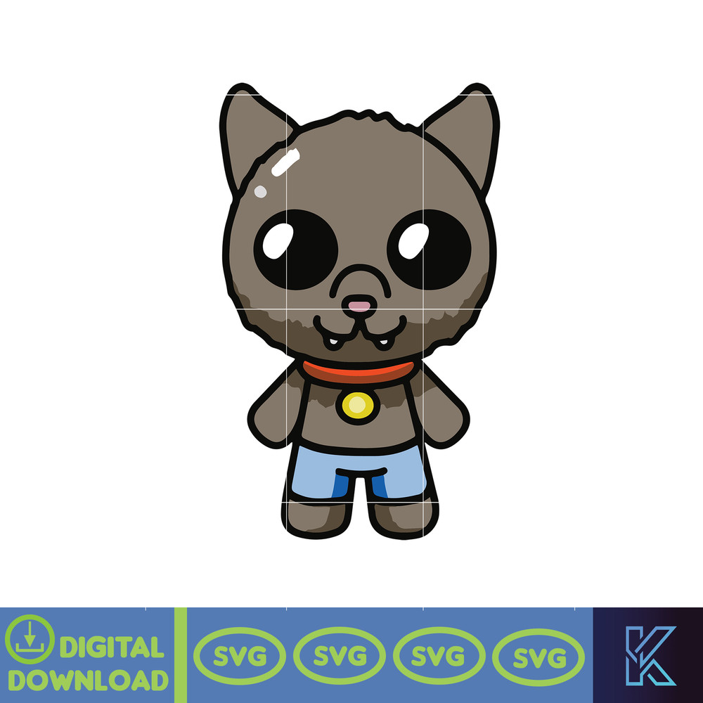 Horror Characters SVG, Cartoon Horror png, svg, eps, dxf files, Digital Instant Download (11).jpg