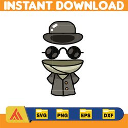 horror characters svg, cartoon horror png, svg, eps, dxf files, digital instant download (14)