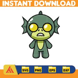 horror characters svg, cartoon horror png, svg, eps, dxf files, digital instant download (15)