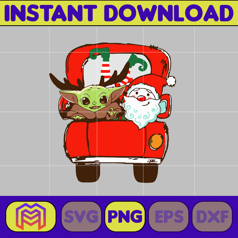Baby Yoda Christmas Png, Baby Yoda Png, Baby Yoda Sublimation, Christmas Baby Yoda PNG, High Quality PNG, Instant Download (1).jpg
