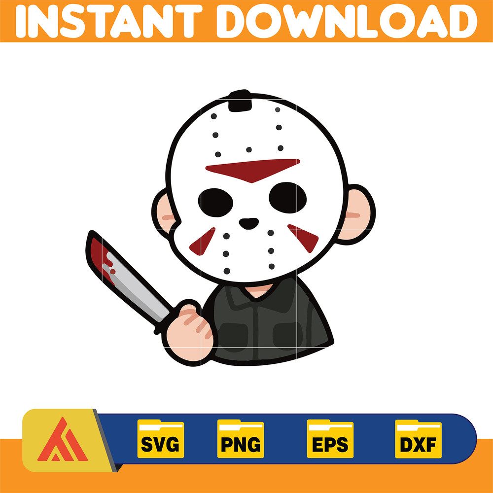 Horror Characters SVG, Cartoon Horror png, svg, eps, dxf files, Digital Instant Download (2).jpg