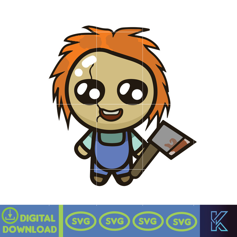 Horror Characters SVG, Cartoon Horror png, svg, eps, dxf files, Digital Instant Download (19).jpg