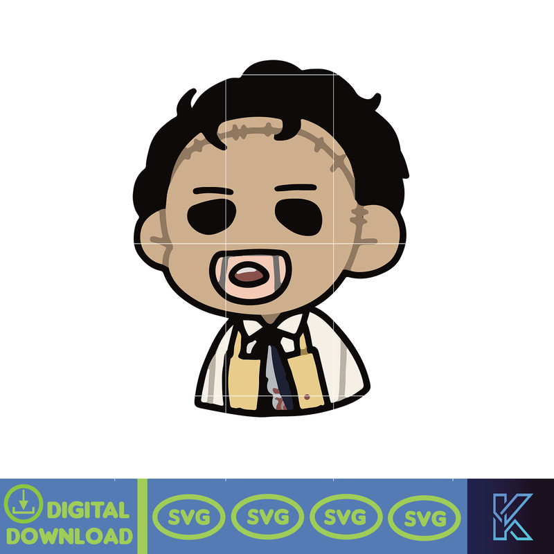 Horror Characters SVG, Cartoon Horror png, svg, eps, dxf files, Digital Instant Download (4).jpg