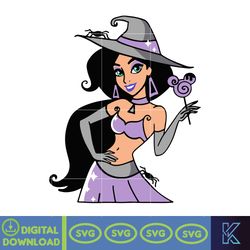 disney halloween princesses svg, horror disney characters svg, digital instant download (1)