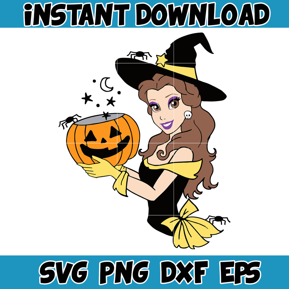 Disney Halloween Princesses Svg, Horror Disney Characters Svg, Digital Instant Download (2).jpg