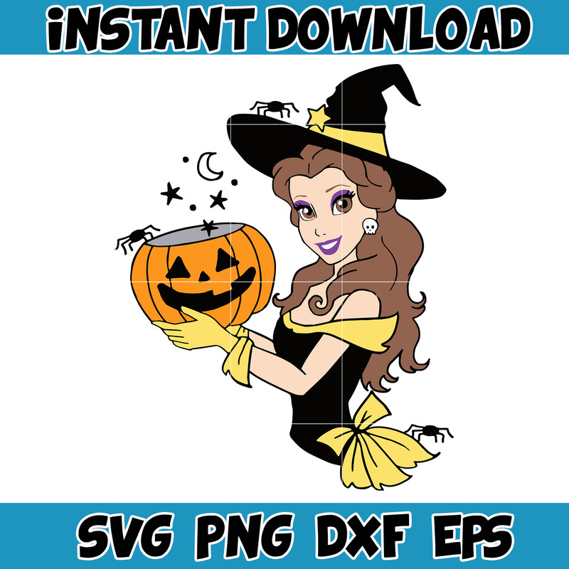 Disney Halloween Princesses Svg, Horror Disney Characters Svg, Digital Instant Download (2).jpg