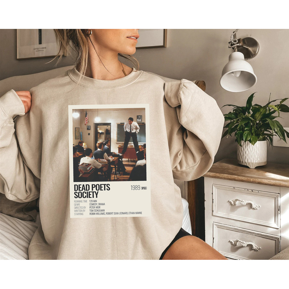 Dead Poets Society Shirt-dark academia clothing,dark academia shirt,aesthetic shirt,alt clothing,light academia clothing,vintage movie tee - 2.jpg