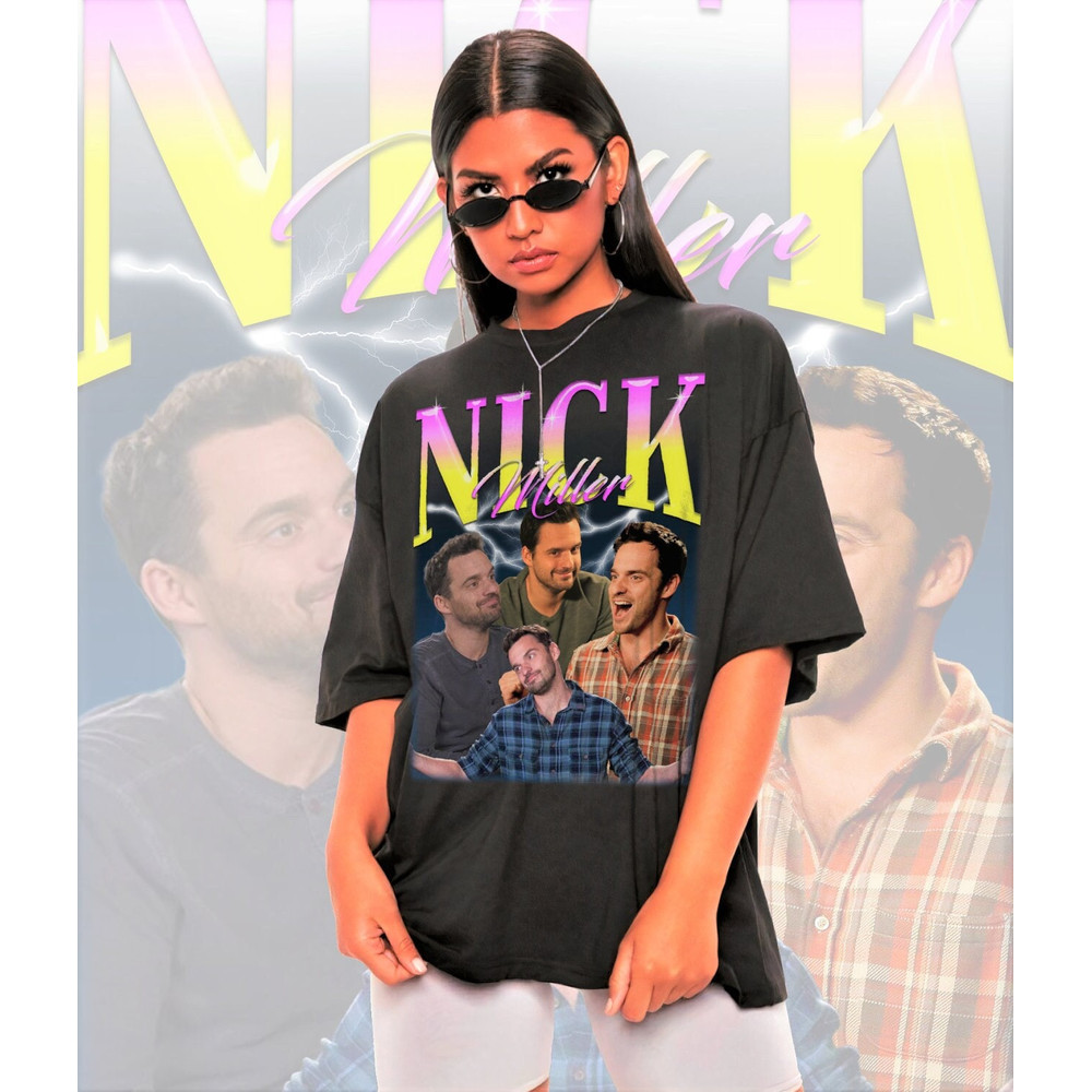 Nick Miller Shirt -Nick Miller Homage Vintage Tshirt,Nick Miller Retro Shirt,Nick Miller Retro Sweatshirt,Nick Miller Tee Shirt,New Girl - 1.jpg