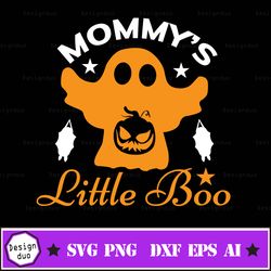 mommy's little boo svg, halloween svg, little boo, halloween quote, halloween design, cut files for cricut & silhouette