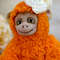 Red monkey as a gift - Art doll animal (5).JPG