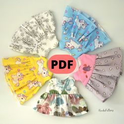 8 inch doll clothes, doll clothes pattern, baby doll clothes