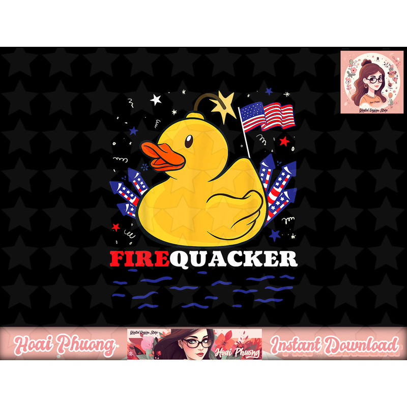 Firecracker Duck 4th of July Patriotic Day USA Flag Funny png, sublimation copy.jpg