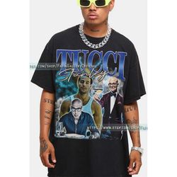 stanley tucci vintage shirt | stanley tucci homage tshirt | stanley tucci fan tees stanley tucci retro 90s sweater | sta
