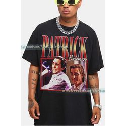 patrick bateman psycho, american psychho shirt, american horror film tshirt, paul allen psycho fan tees, american psycho