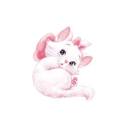 marie svg, white cat svg, white kitten svg, pink bow svg, donut svg, marie cat svg, cat lovers svg, disney cat, marie ca