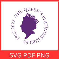 queens platinum jubilee svg | queen jubilee 1952-2022 svg