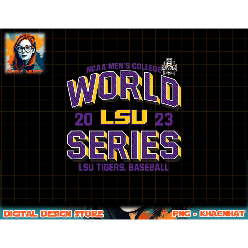 LSU Tigers College World Series 2023 Baseball Bold png, sublimation copy.jpg
