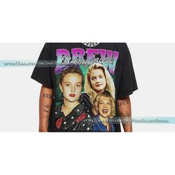 limited drew barrymore vintage t-shirt, gift for women and man unisex t-shirt h fg