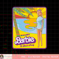 malibu barbie the beach party png, sublimation copy