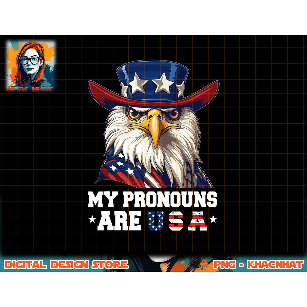 Mens My Pronouns Are USA Funny Eagle 4th of July American png, sublimation copy.jpg