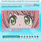 Anime-Inspired Anya Forger Embroidery Design File main image - This anime embroidery designs files featuring Anya Forger from Spy X Family. Digital download in