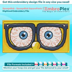 spongebob from spongebob squarepants embroidery design file