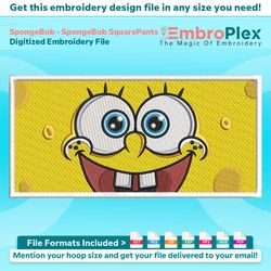 spongebob from spongebob squarepants embroidery designs file