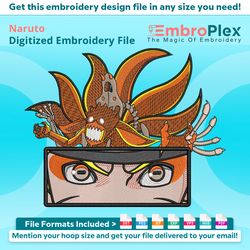 naruto embroidery design