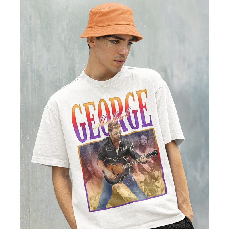 Retro George Michael Shirt-Careless Whisper Tshirt,George Michael Sweatshirt,George Michael T Shirt,George Michael Tshirt,George Michael Tee - 2.jpg