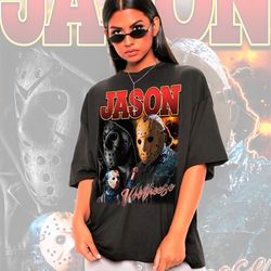 retro jason voorhees shirt -jason voorhees tshirt,jason voor
