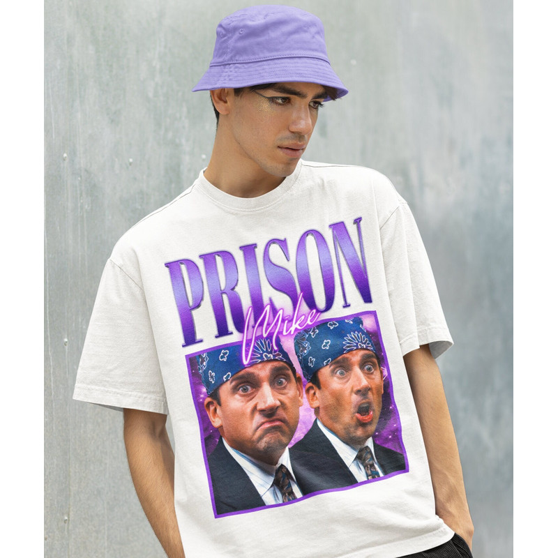 Retro Prison Mike Shirt-The Office Shirt,Michael Scott Shirt,Steve Carell Shirt,Michael Scott Sweatshirt,Michael Scott Hoodie,The Office Tee - 2.jpg