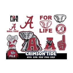 10 file crimson tide svg bundle