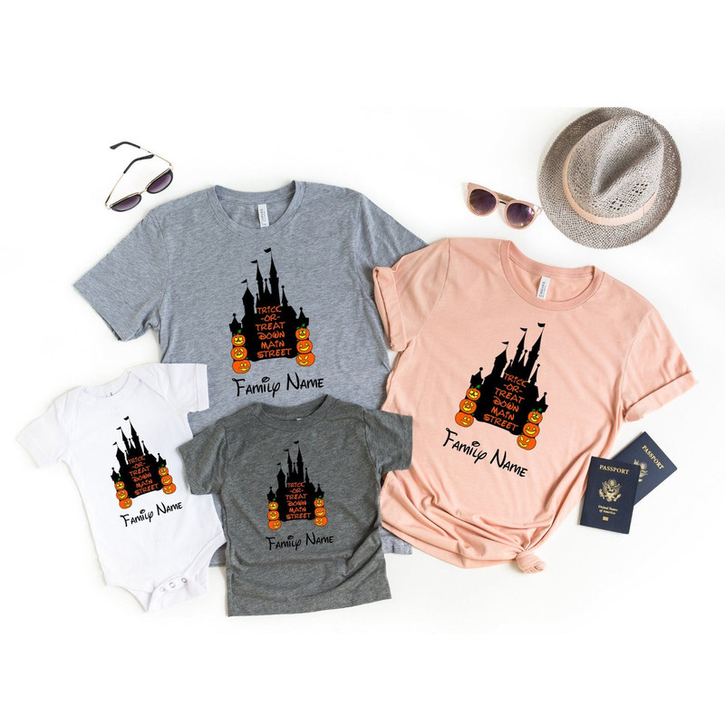 Custom Disney Halloween Trick Or Treat Shirts, Disney Halloween matching shirts, Disney Halloween Shirts, Disney Halloween Couple shirts - 1.jpg