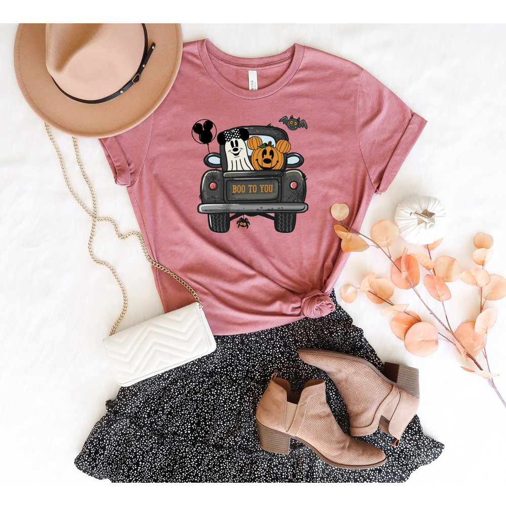 Boo To You Disney Halloween Mickey Minnie Shirts, Disney Halloween Matching Shirt, Disney Halloween Tee, Disney Logo Halloween Couple Shirts - 4.jpg