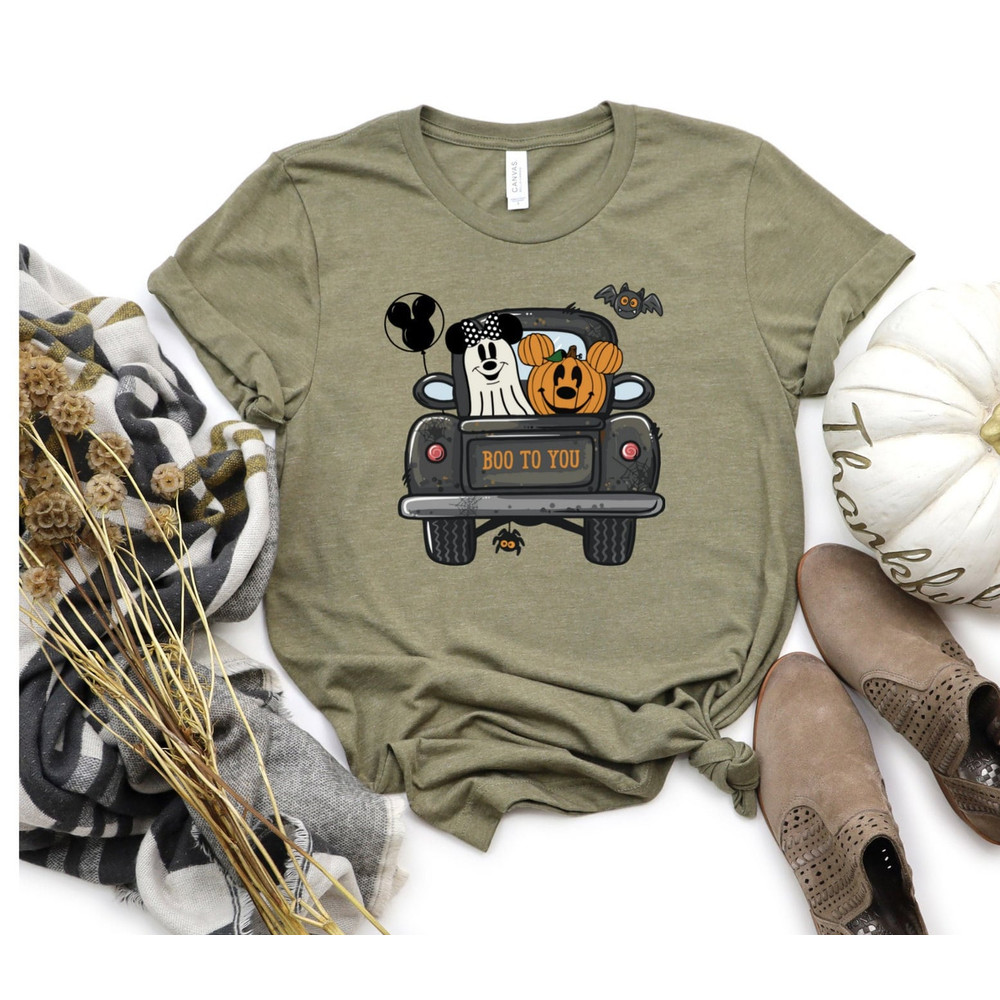 Boo To You Disney Halloween Mickey Minnie Shirts, Disney Halloween Matching Shirt, Disney Halloween Tee, Disney Logo Halloween Couple Shirts - 5.jpg