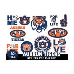 10 file aubrun tigers svg bundle