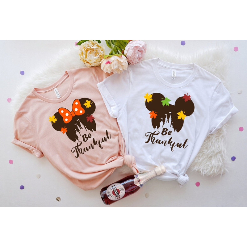 Thankful Shirt, Disney Minnie Shirt, Disney Thanksgiving Shirt, Disneyland Shirt, Happy Thanksgiving, Thanksgiving Shirt, Disneyworld Tee - 1.jpg