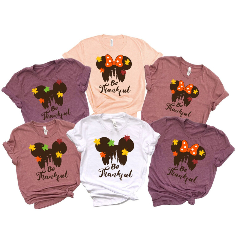 Thankful Shirt, Disney Minnie Shirt, Disney Thanksgiving Shirt, Disneyland Shirt, Happy Thanksgiving, Thanksgiving Shirt, Disneyworld Tee - 2.jpg