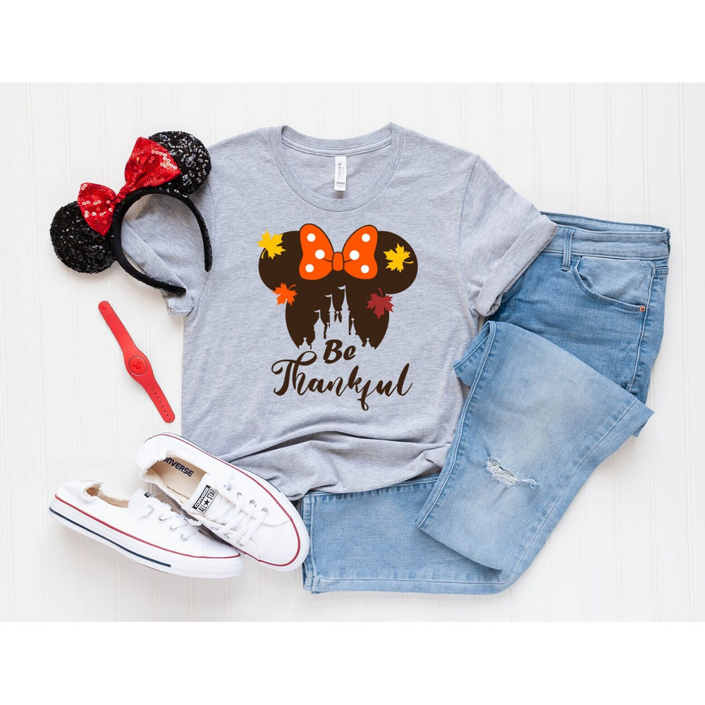 Thankful Shirt, Disney Minnie Shirt, Disney Thanksgiving Shirt, Disneyland Shirt, Happy Thanksgiving, Thanksgiving Shirt, Disneyworld Tee - 3.jpg