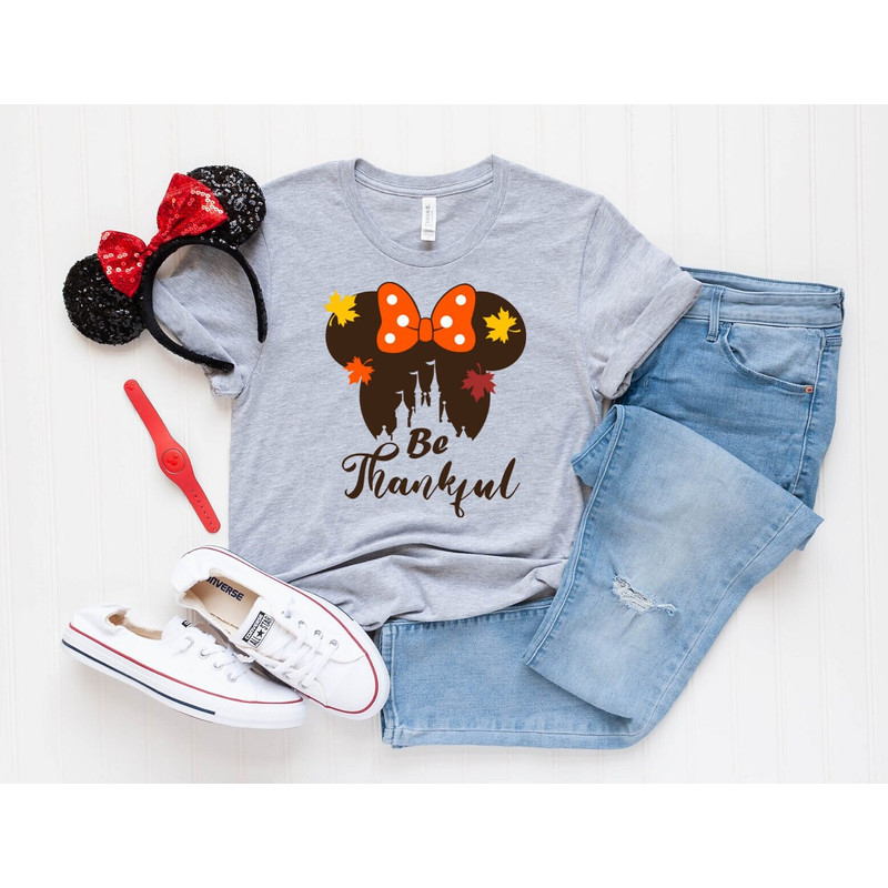 Thankful Shirt, Disney Minnie Shirt, Disney Thanksgiving Shirt, Disneyland Shirt, Happy Thanksgiving, Thanksgiving Shirt, Disneyworld Tee - 3.jpg